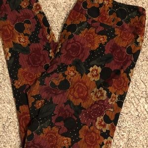 LuLaRoe + Disney - Floral Print Leggings